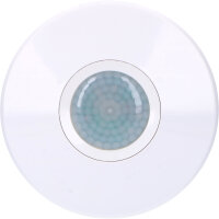 Shada PIR Deckensensor 190125 Weiß, IP20, 360° Erfassungswinkel, 8 m Reichweite