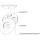 Shada PIR Deckensensor 190125 Weiß, IP20, 360° Erfassungswinkel, 8 m Reichweite