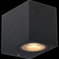 Shada Außenwandleuchte San Diego 1000501 Schwarz, ohne Leuchtmittel, GU10, IP44