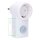 Shada Steckdosenadapter mit Bewegungsmelder 190116 Weiß, PIR-Sensor 120°, IP20