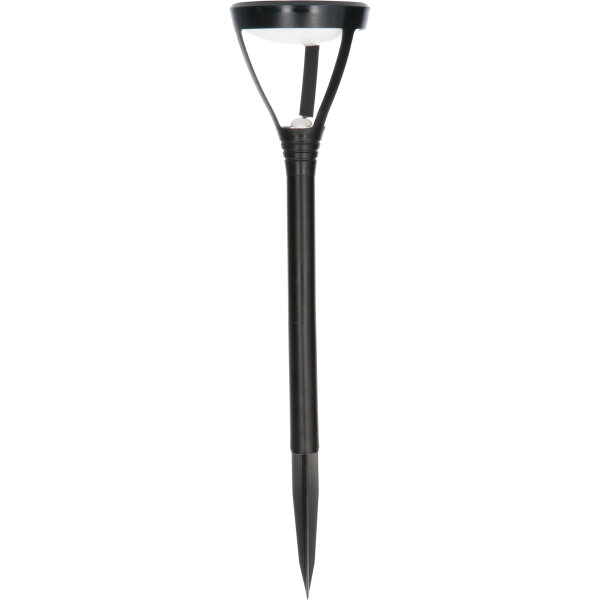 Shada Solar-Außenleuchte mit Erdspieß 1000426 Lima schwarz, warmweiß (3000 K), IP44