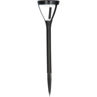 Shada Solar-Außenleuchte mit Erdspieß 1000426 Lima schwarz, warmweiß (3000 K), IP44