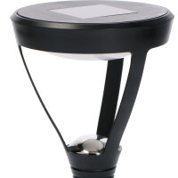 Shada Solar-Außenleuchte mit Erdspieß 1000426 Lima schwarz, warmweiß (3000 K), IP44
