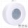 Shada 2-in-1 Deckenbewegungsmelder 190117 Weiß, Ø 73 mm, 360° PIR-Sensor, 8 m Reichweite
