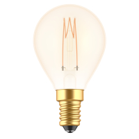 SHADA Led Filament Leuchtmittel - Globe G45 E14 2,5W 136lm 1800K Gold 330°  - dimmbar I 0620190