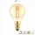 Shada LED Filament Leuchtmittel 620190 Globe G45 E14 Gold, Dimmbar, 1800 K Extra Warmweiß