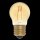 Shada LED Filament Leuchtmittel 620191 Globe G45 E27 Gold, dimmbar, 1800 K, 2,5 W, 136 lm