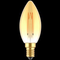 Shada LED Filament Kerze 620192 C35 E14 Gold 2,5 W,...