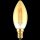 Shada LED Filament Kerze 620192 C35 E14 Gold 2,5 W, Dimmbar, 1800 K Extra Warmweiß