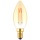 Shada LED Filament Kerze 620192 C35 E14 Gold 2,5 W, Dimmbar, 1800 K Extra Warmweiß