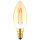 Shada LED Filament Kerze 620192 C35 E14 Gold 2,5 W, Dimmbar, 1800 K Extra Warmweiß