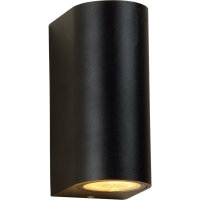 Shada Außenwandleuchte Santa Barbara 1000502 Schwarz, ohne Leuchtmittel, 2x GU10, IP44