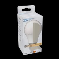 Shada SMD LED-Leuchtmittel 620100 Klassisch A60 E27 Opal, Warmweiß (2700 K), 2,5 W, 250 lm