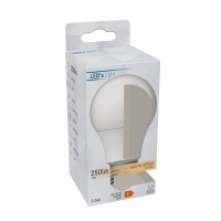 Shada SMD LED-Leuchtmittel 620100 Klassisch A60 E27 Opal, Warmweiß (2700 K), 2,5 W, 250 lm