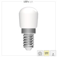 Shada LED SMD Kapsel Leuchtmittel 620205 T26 E14 Opal, warmweiß (2700 K), 2 W, 180 lm