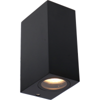 Shada Außenwandleuchte 1000503 San Francisco schwarz, 2x GU10, IP44