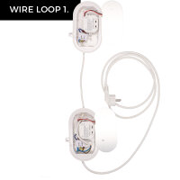 Shada LED-Außenwandleuchte 810401 Weiß, 4000 K, 900 lm, IP65