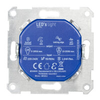 Shada Phasenabschnittdimmer 191011 für 2-Draht-Systeme, 2-250 W, ohne Nullleiter