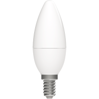 Shada LED SMD Leuchtmittel Kerze 620115 C35 E14 Opal Warmweiß, 4,9 W, 470 lm