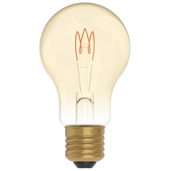 Shada LED Filament Leuchtmittel 620193 A60 E27 Gold, 2,5 W, dimmbar