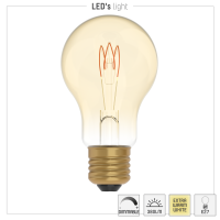 Shada LED Filament Leuchtmittel 620193 A60 E27 Gold, 2,5 W, dimmbar