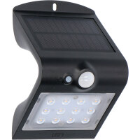 Shada Solar-Außenleuchte 300411 Kyoto Schwarz, mit Bewegungsmelder, IP65