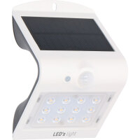 Shada Solar-Außenleuchte Flutlicht 300403 Yokohama Weiß, mit Sensor, IP65