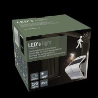 Shada Solar-Außenleuchte Flutlicht 300403 Yokohama Weiß, mit Sensor, IP65