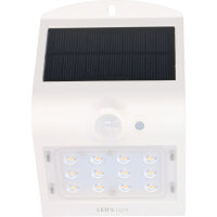 Shada Solar-Außenleuchte Flutlicht 300403 Yokohama Weiß, mit Sensor, IP65