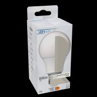 Shada LED SMD Leuchtmittel 620103 A60 E27 Opal, 4000 K Neutralweiß, 8 W, 806 lm