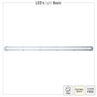Shada LED Wannenleuchte 2400117, 120 cm, 18 W, 4000 K Neutralweiß, IP65, 1890 lm