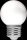 Shada LED SMD Leuchtmittel Globe G45 610394 E27 Opal, Warmweiß 2700 K, 1 W, 40 lm
