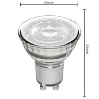 SHADA Led SMD Leuchtmittel - Spot MR16 GU10 3W 230lm 2700K Klar 36°  I 0620120