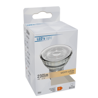 Shada LED SMD Spot MR16 GU10 620120 Klar, Warmweiß (2700 K), 3 W, 230 lm