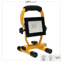 Shada Arbeitsleuchte 310662, 10 W, 4000 K, IP54, neutralweiß, schwenkbar