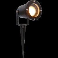 Shada Außenleuchte Samara 1000524 Schwarz, 1xGU10 ohne Leuchtmittel, IP54, mit Erdspieß, 360 Grad drehbar