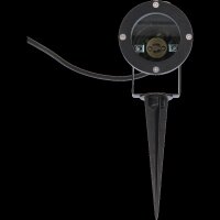 Shada Außenleuchte Samara 1000524 Schwarz, 1xGU10 ohne Leuchtmittel, IP54, mit Erdspieß, 360 Grad drehbar