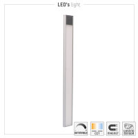 Shada LED Schrankleuchte 401780 silber, 400 mm, mit Wellensensor, CCT 3000-6000 K