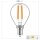 Shada LED Filament Leuchtmittel 620147 Globe G45 E14 Klar, 2700 K, 4,5 W, 470 lm