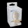 Shada LED Filament Leuchtmittel 620147 Globe G45 E14 Klar, 2700 K, 4,5 W, 470 lm