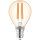 Shada LED Filament Leuchtmittel 620147 Globe G45 E14 Klar, 2700 K, 4,5 W, 470 lm