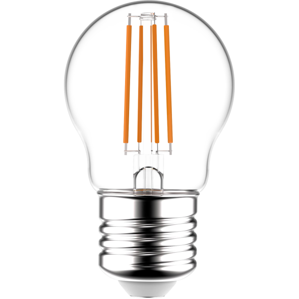 Shada LED Filament Leuchtmittel 620149 Globe G45 E27 Klar, Warmweiß (2700 K), 4,5 W, 470 lm