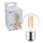 Shada LED Filament Leuchtmittel 620149 Globe G45 E27 Klar, Warmweiß (2700 K), 4,5 W, 470 lm