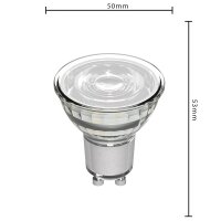 Shada LED SMD Spot MR16 GU10 620121 Klar, Warmweiß 2700 K, 4 W 345 lm, 36° Abstrahlwinkel