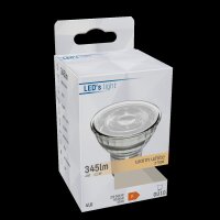 Shada LED SMD Spot MR16 GU10 620121 Klar, Warmweiß 2700 K, 4 W 345 lm, 36° Abstrahlwinkel