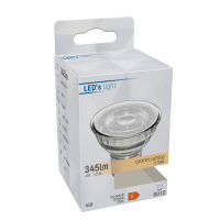 Shada LED SMD Spot MR16 GU10 620121 Klar, Warmweiß 2700 K, 4 W 345 lm, 36° Abstrahlwinkel