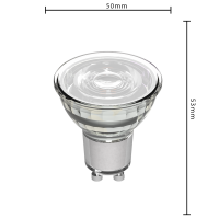 SHADA Led SMD Leuchtmittel - Spot MR16 GU10 4W 345lm 4000K Klar 36°  I 0620122