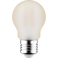 Shada LED Filament Leuchtmittel 620150 Globe G45 Opal E27, 2700 K, 4,5 W, 470 lm