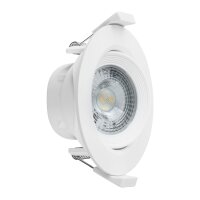 Shada LED Einbauspot 810549 Weiß, 3er-Pack, 5 W 2700 K, dimmbar, Ø 68 mm