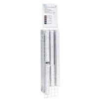 Shada LED Schrankleuchte 401783 Silber, 340 mm, CCT + RGB, mit PIR-Sensor